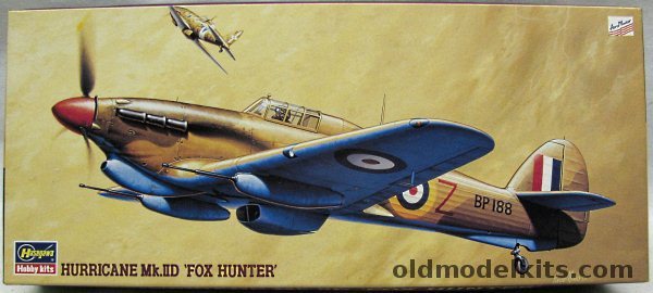 Hasegawa 1/72 Hurricane Mk.IID 'Fox Hunter' - RAF No. 6 Sq Egypt summer 1942 Reversed Camo / 'A' Pattern Camo, AP132 plastic model kit